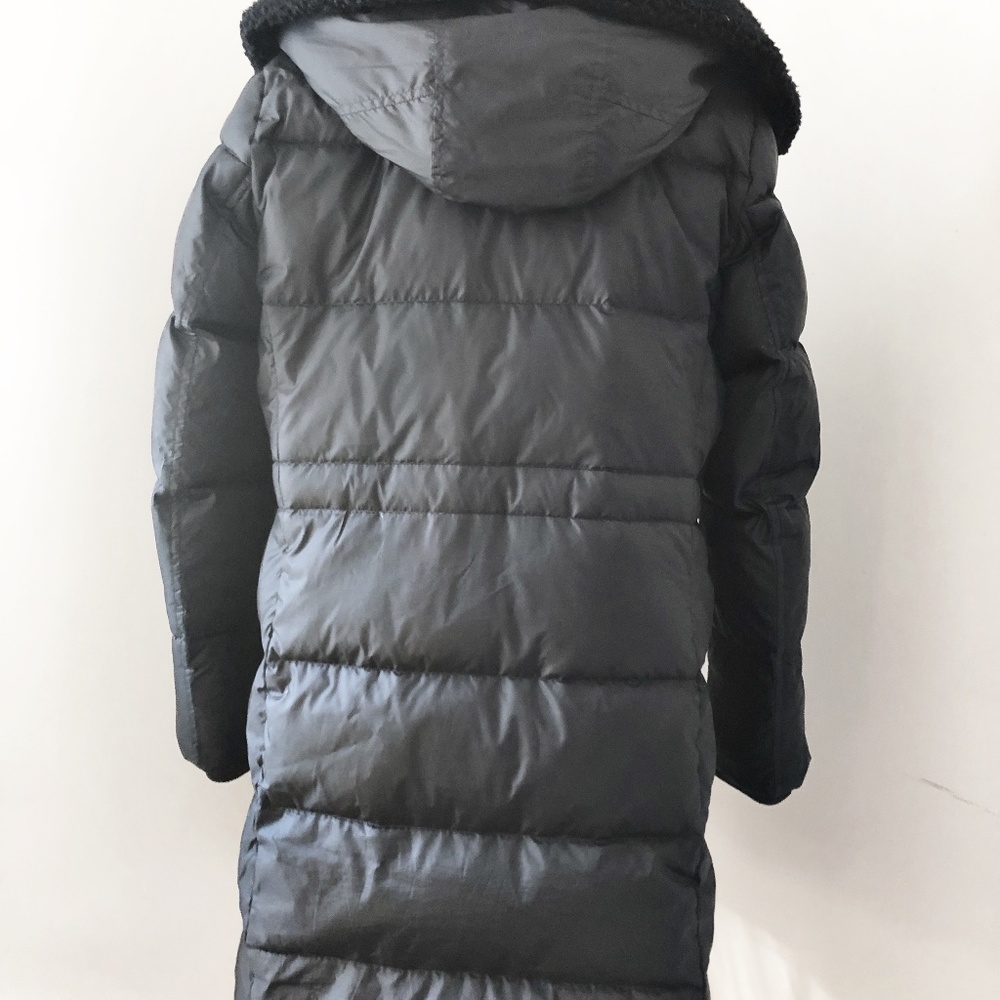 Authentic Coach Solid Long Puffer Coat Black F205… - image 7